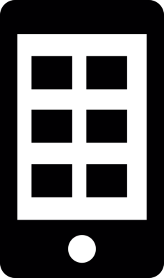 Mobile App Icon Svg Vector, Free Vectors File